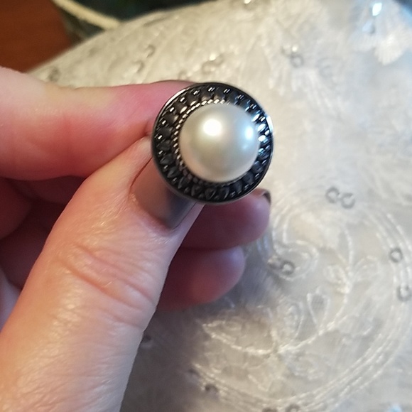 NWOT Freshwater Pearl Sterling Ring - Picture 5 of 5